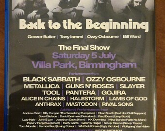 Black Sabbath Back to the Beginning the Final Show Live Blu