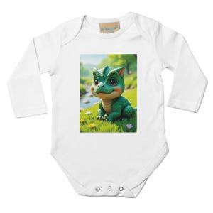 Classic Baby Long Sleeve Bodysuit White