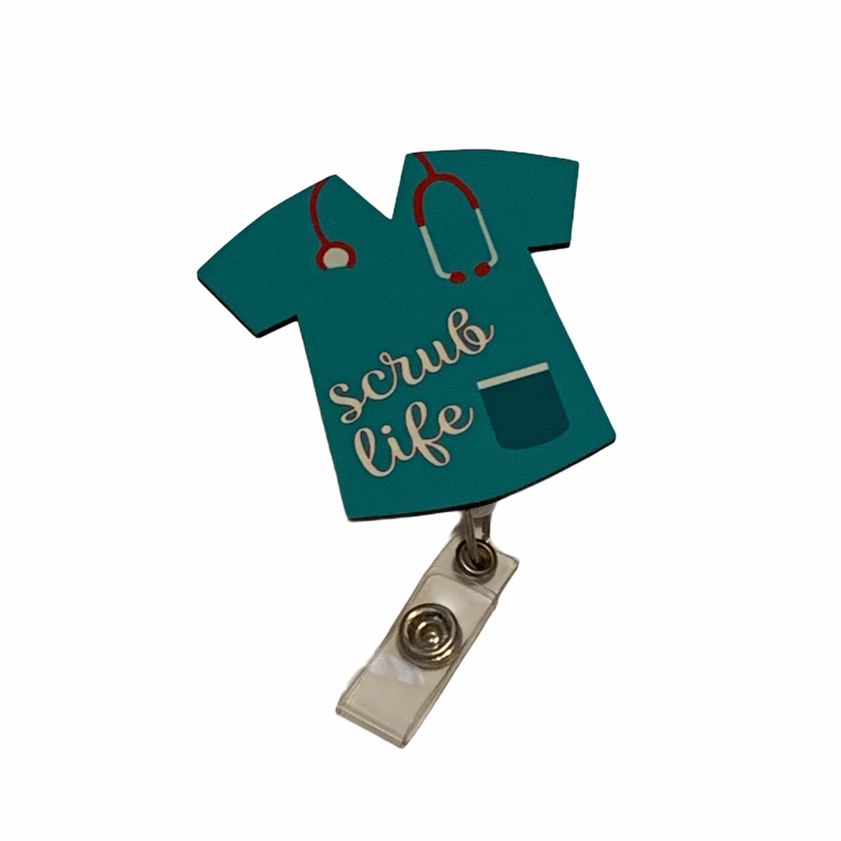 Custom Nurse Scrub Badge Reel Retractable Badge Clip for Etsy