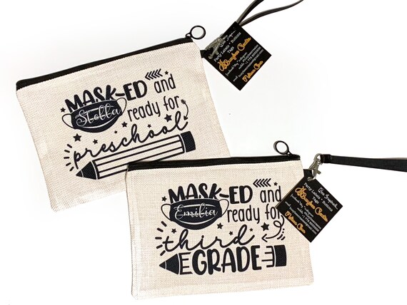 Download Personalized Sibling Bundle Face Masks Pouch Custom Mask Bag For Student By Busybee Creates Catch My Party