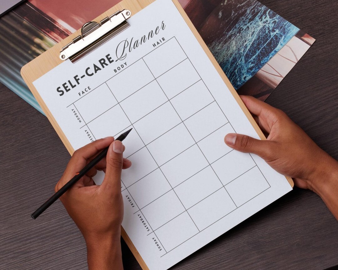 Self-care Planner – Printable Wellness Journal PDF | Mental Health ...