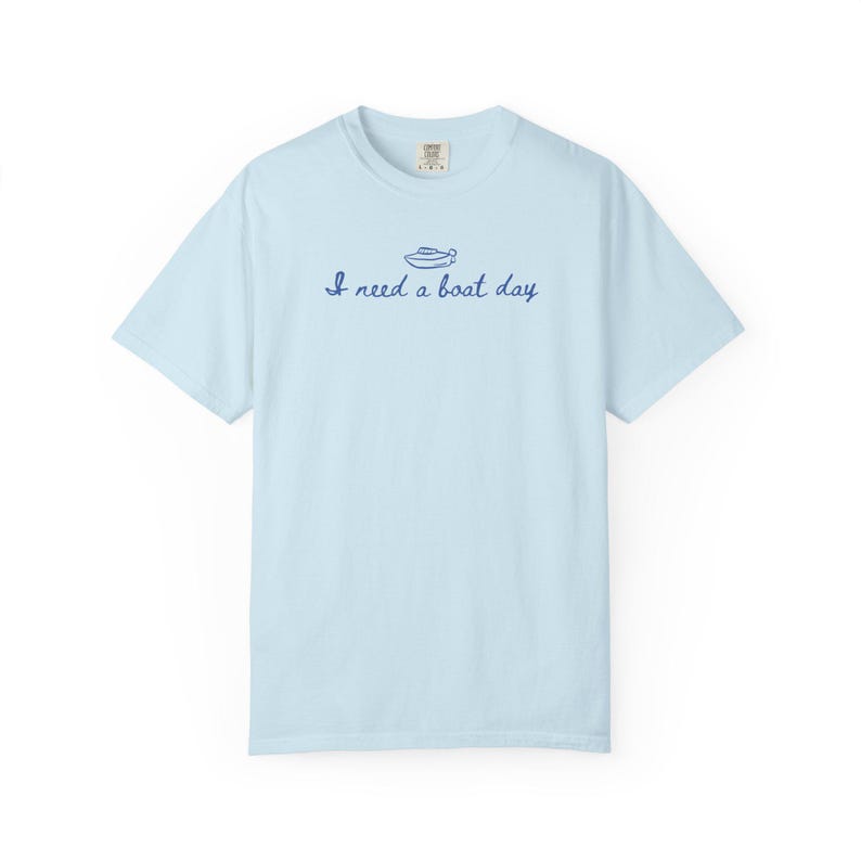 Comfort Colors Boat Day Shirt, Funny Boating Apparel Celebrating Lake Life image 6