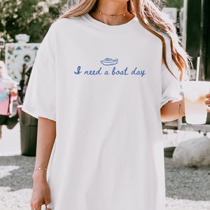 Comfort Colors Boat Day Shirt, Funny Boating Apparel Celebrating Lake Life image 4
