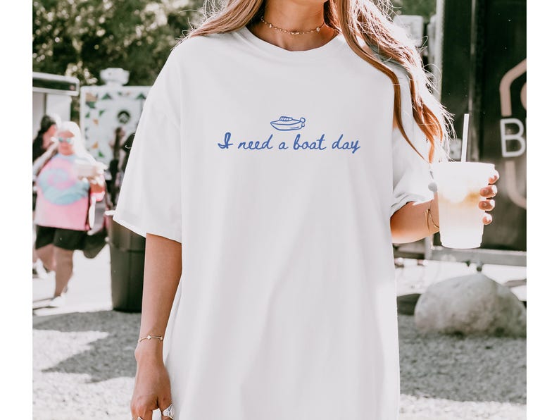 Comfort Colors Boat Day Shirt, Funny Boating Apparel Celebrating Lake Life image 4
