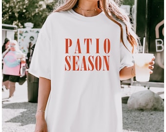 Patio Season Summer Vibes Comfort Colors Shirt for Sunny Days