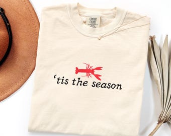 Comfort Colors Crawfish Season Shirt, Funny Unisex Crawfish Boil Tee