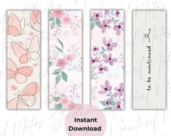 Marque-pages imprimables esthétiques neutres, marque-pages silhouette de femmes minimalistes, ensemble de marque-pages dessin au trait, téléchargement numérique, magie fille noire