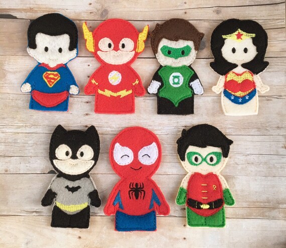 spiderman finger puppet