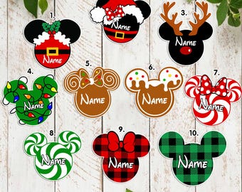 Very Merrytime   Cruise Ship Christmas Character Door Magnets - Santa Elves Gingerbread Nutcracker Reindeer Christmas Tree