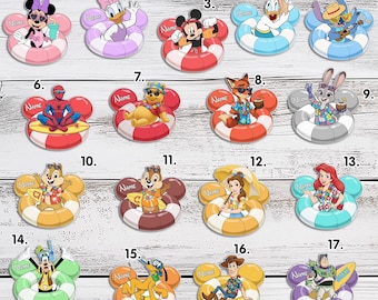 All   Characters Summer Cruise Magnet Mickey Friends Pool Float Toy Story Princess   Cruise Line Door Magnet Family Vacation
