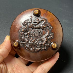 Vintage Bronze Incense Burner, Hollow Lotus Koi Lid, Xuande Mark Censer