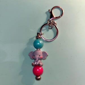 Ellie the elephant keychain