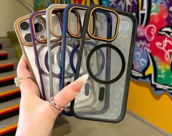 Funda ClarityGuard ColorEdge – Cubierta magnética transparente a prueba de golpes