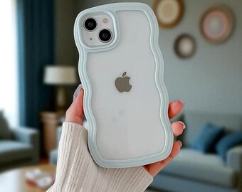 Funda RippleGlow CandyWave: protección curva para iPhone a prueba de golpes