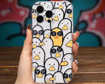 FuryPaws Cartoon Cat iPhone Case – Clear Protective Cover with Angry Feline Design