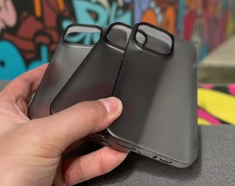 Matte Translucent iPhone Case: Ultra-Thin Hard Shell, Anti-Slip Grip
