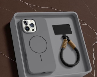 Funda VelvaLoop para iPhone: Funda de silicona líquida con cordón