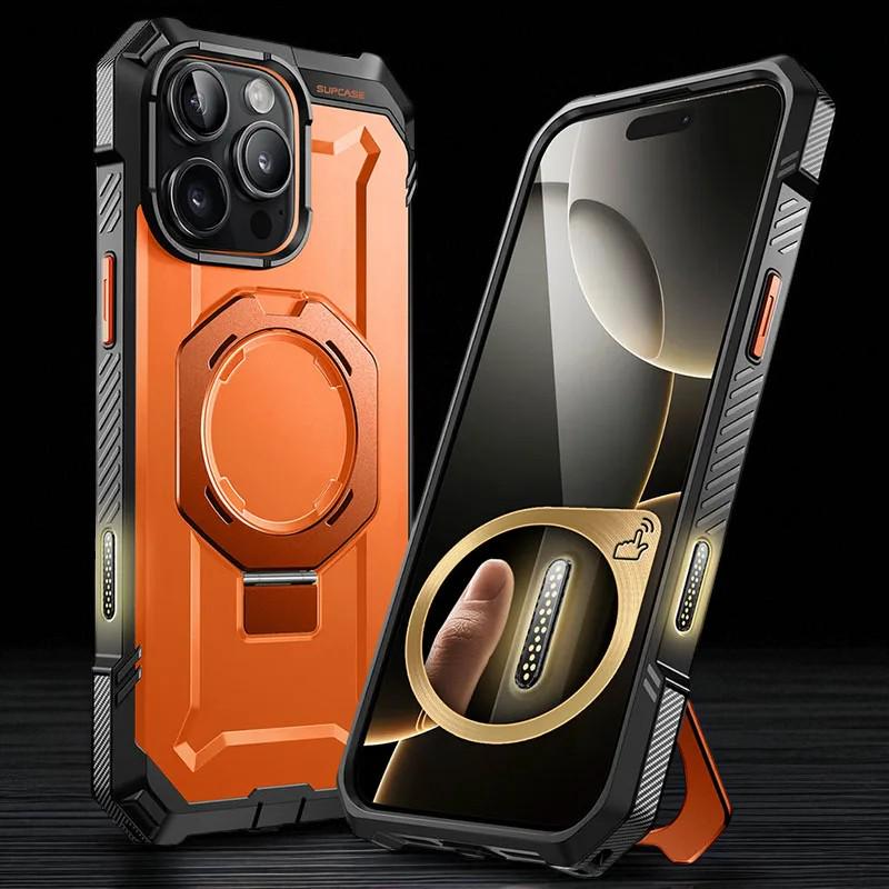 Rugged iPhone Case With Kickstand: Steelguard Magnetic Armor - Etsy