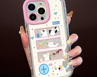 WhiskerCharm Soft Case – Adorable Cat Silicone Cover for iPhone 11 to 16 Plus Series