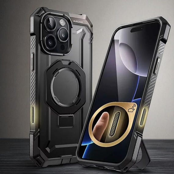 Rugged iPhone Case With Kickstand: Steelguard Magnetic Armor - Etsy Rugged iPhone Case With Kickstand: Steelguard Magnetic Armor - Etsy