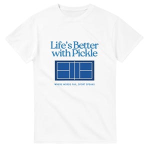 Pickleball Life T-Shirt: Classic Fit Cotton Tee