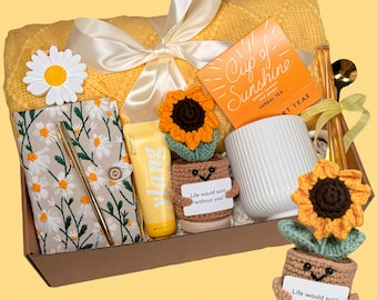 Hug In A Box, Get Well Soon Gift, Encouragement Gift, Hygge Gift Box , Self Care Gift Basket, Sending Love and Hugs, Mom Daughter Gift