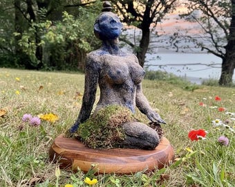 Custom Ceramic Fine Art Figure - Whimsical Stoneware Sculpture (Pre- Order Commission)