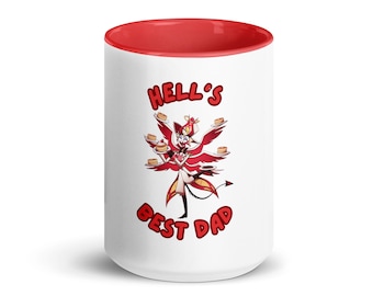Hazbin Hotel Mug Lucifer Best Dad Ever - Etsy
