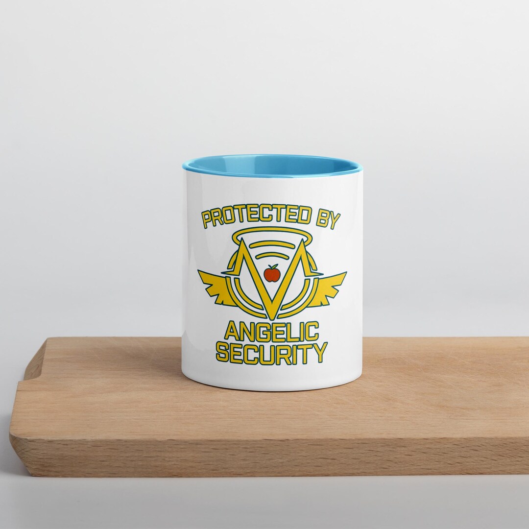 Hazbin Hotel Mug, Angelic Security | Vees Vox Velvette Valentino - Etsy
