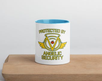 Taza Hazbin Hotel, Seguridad angelical / Vees Vox Velvette Valentino