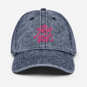 Saja Boys Vintage Twill Cap – Soulbound Edition K-pop Demon Hunters | Washed Cotton Kpop Aesthetic Hat