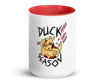 Duck Season Hazbin Hotel Alastor Mug | Funny Anime Art RadioApple