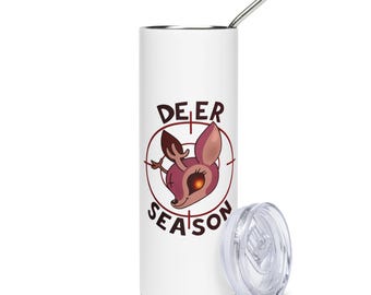 Hazbin Hotel Tumbler | Alastor Radio Demon Stainless Steel Cup