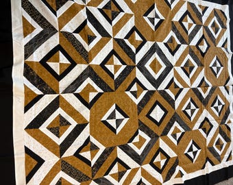 Geometrisches Quilt-Top