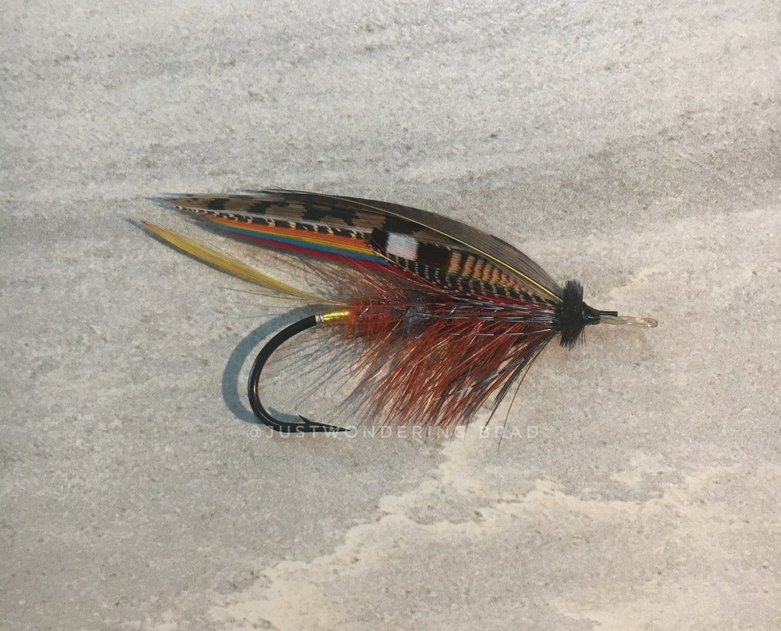 Fiery Brown Irish Salmon Fly From Pryce Tannat Etsy