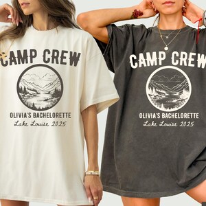 Custom Camp Bachelorette Party Shirt: Mountain Bride Tee