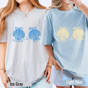 Custom Beach Bachelorette Shirts: Last Toast on The Coast