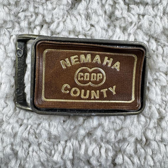 Coop Belt Buckle Nemaha County Kansas Farmers Cooperative