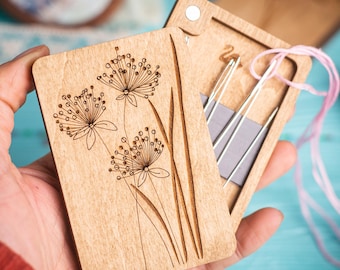 Personalized Needle Case —  Needle Holder for Embroidery, Sewing, Beading and Jewelry Making
