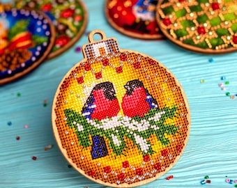 DIY Christmas Ornaments Embroidery Kits — Christmas Tree Decor Cross Stitch Kits