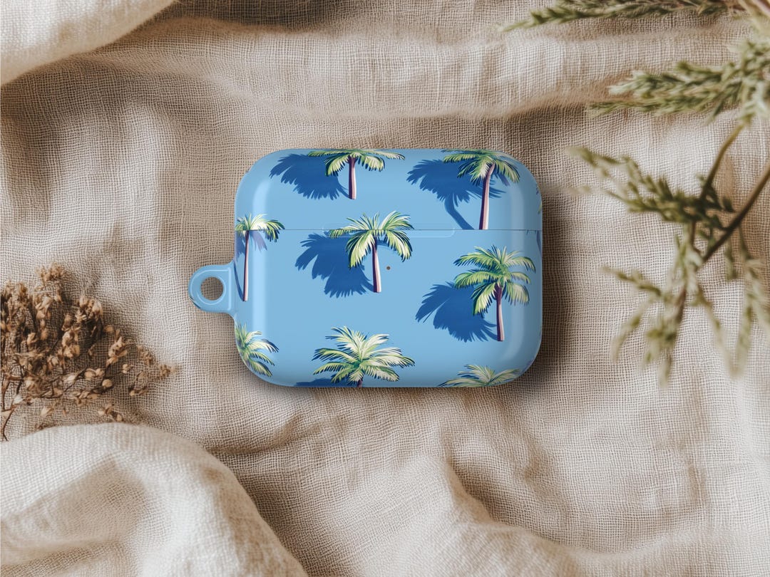 Palm Tree AirPod Pro 2 Case, Retro Tropical AirPod 3 Cover, AirPod Pro ...