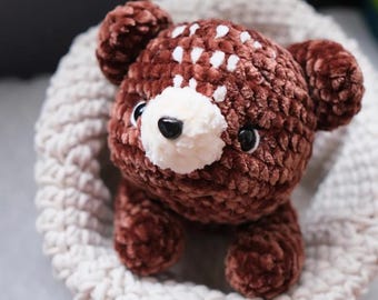 Bären-Muster für Plüschtiere, Amigurumi, Bären-Muster in Englisch und Bären-Muster in PDF-Datei