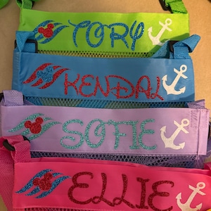 Customized Cruise Fish Extenders Inspired Mouse Cruise Beach Bag Custom Made