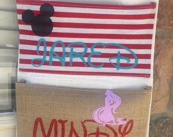 Custom Made Personalized Cruise Mouse Fish Extenders Hanger Made to Order