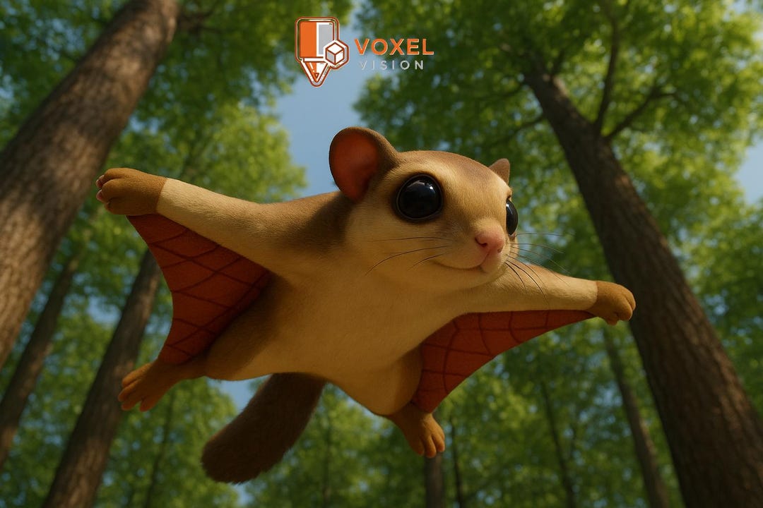Articulated STL 3D Flexible Printable Figure Sugar Glider Etsy