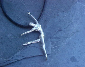 DANCER series ATTITUDE Ballet by KAM  Pendant in Sterling Silver