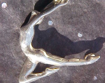 DANCER series SAuT PAiR Ballet by KAM  Pendant in Sterling Silver