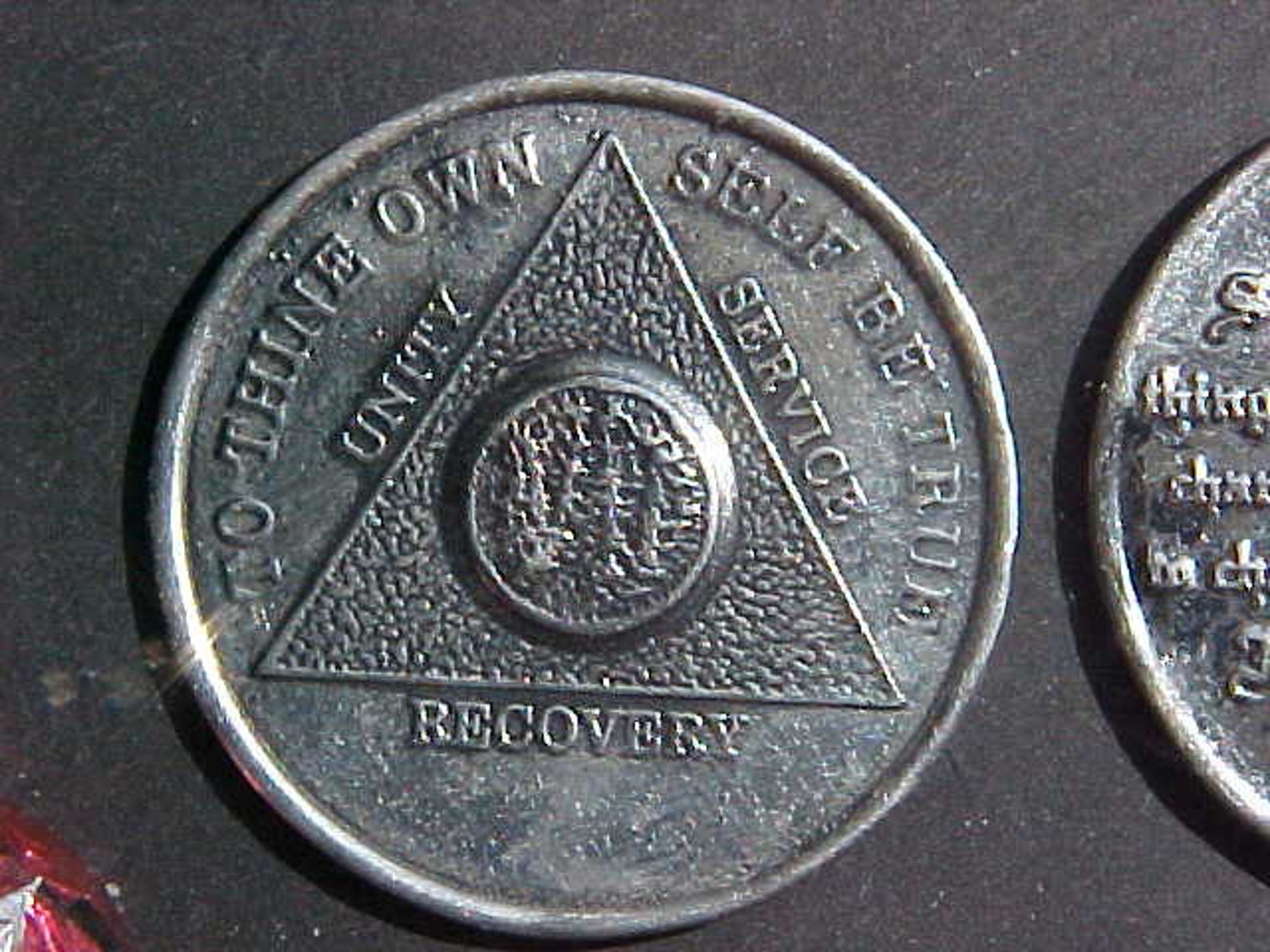 SERENITY Prayer custom Engraveable recovery pocket coin | Etsy