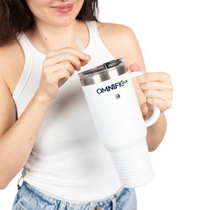 40oz Insulated Stainless Steel Travel Mug: Hot & Cold Drinks
