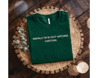 Y2K Nostalgic Cartoon T-Shirt: 2000s Throwback Graphic Tee